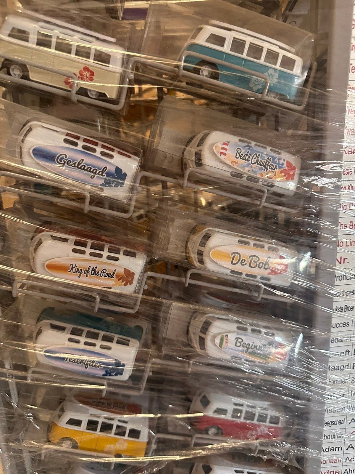 Carrousel met VW busjes miniaturen, Ophalen, Nieuw, Auto's