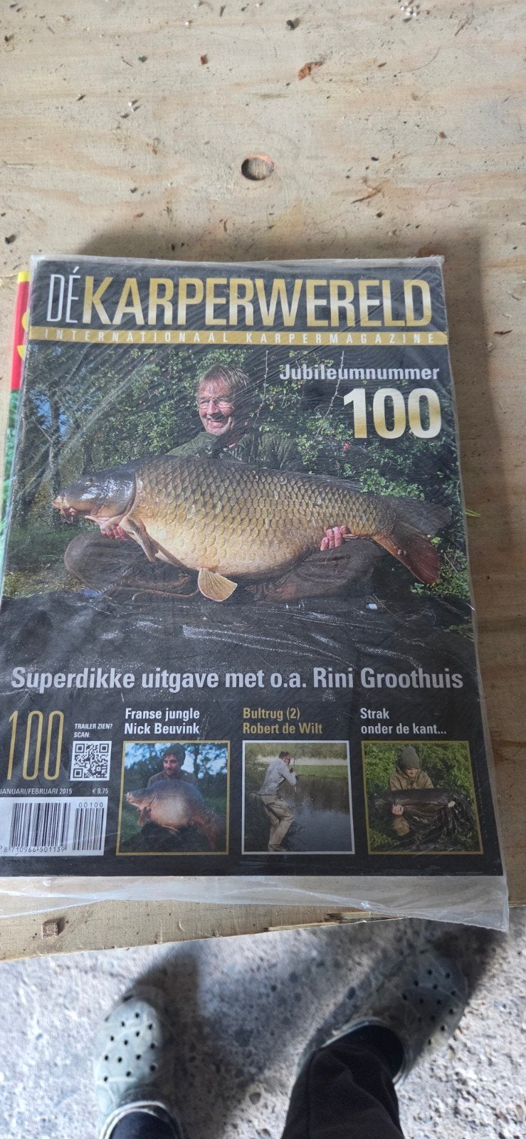 De Karperwereld Jubileumnummer 100 - Januari/Februari 2015, Ophalen of Verzenden, Zo goed als nieuw, Overige typen