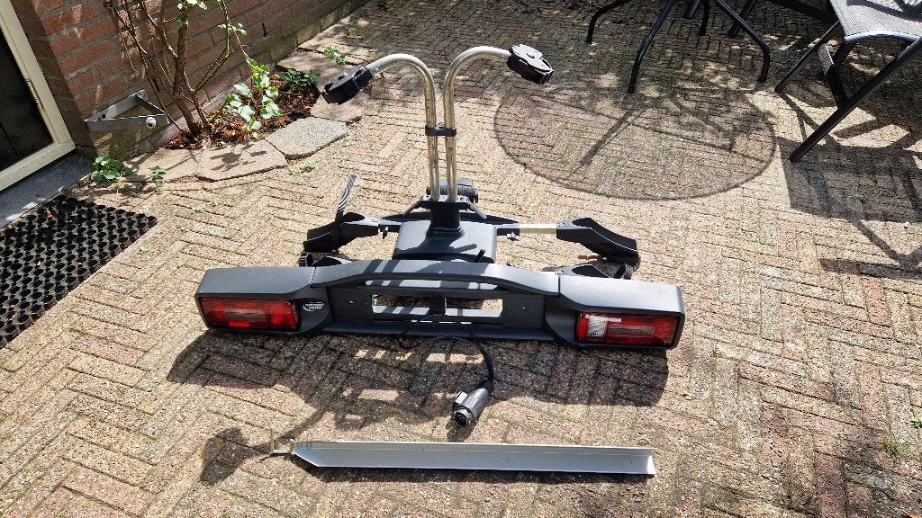 Fietsendrager Twinny Load Ergo FFK, Ophalen, 2 fietsen, Gebruikt, Trekhaakdrager