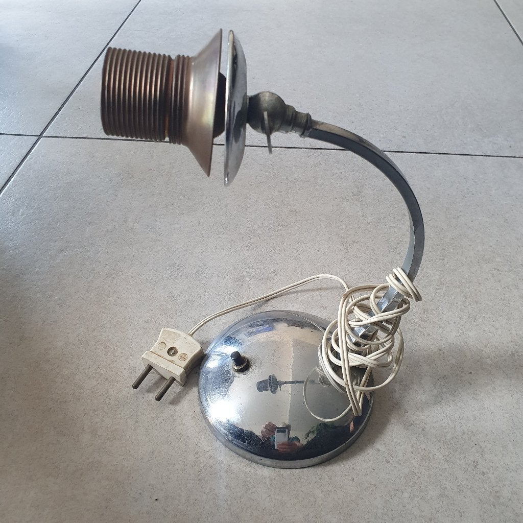 Vintage wandlamp vermoedelijk Gispen metaal - jaren 50 /60, Gebruikt, Overige merken, Vintage, Onbekend