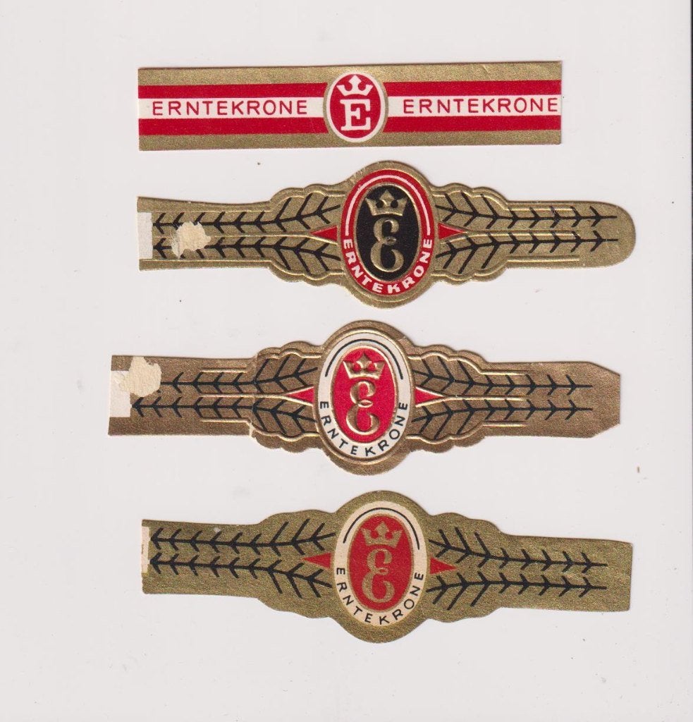 sigarenbanden - ERNTEKRONE, Verzamelen, Ophalen of Verzenden, Gebruikt, Sigarenbandjes