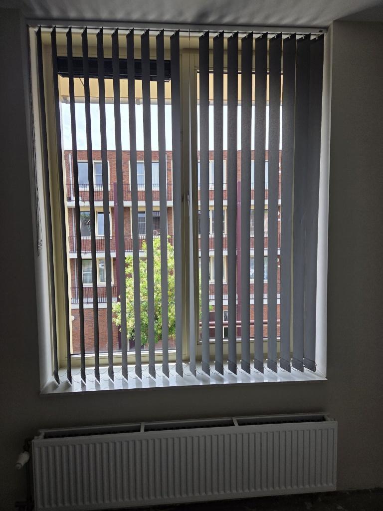 Luxaflex verticale lamellen 158 cm breed 190 cm hoog, Ophalen, Strak modern, 150 tot 200 cm, Zo goed als nieuw