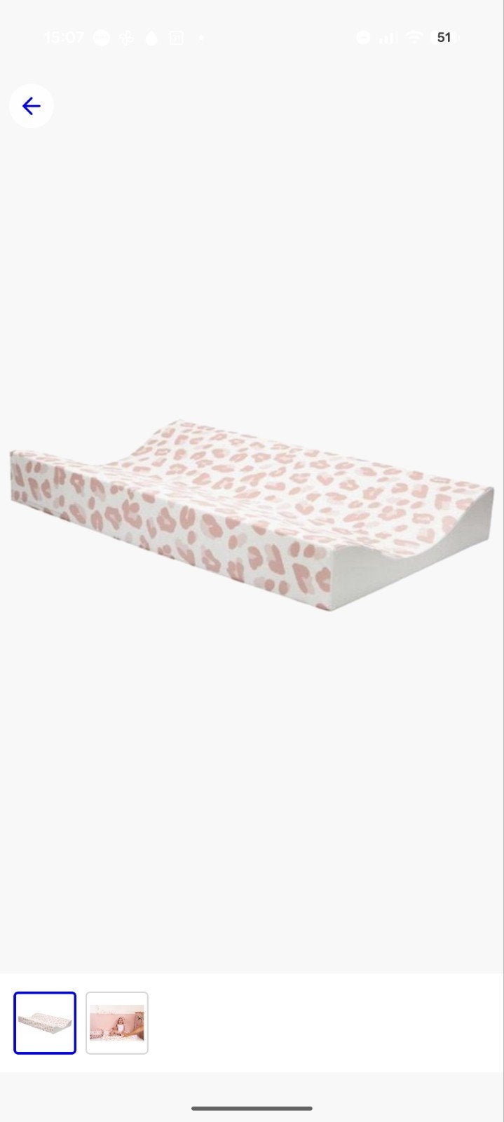 Aankleedkussen met luipaardprint bebe-jou, Aankleedkussen, Zo goed als nieuw, Standaard, Ophalen