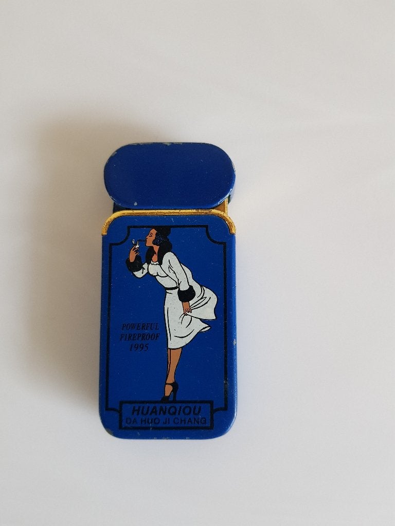 stormaansteker windy, varga girl van rond 1994, Ophalen, Zo goed als nieuw, Aansteker