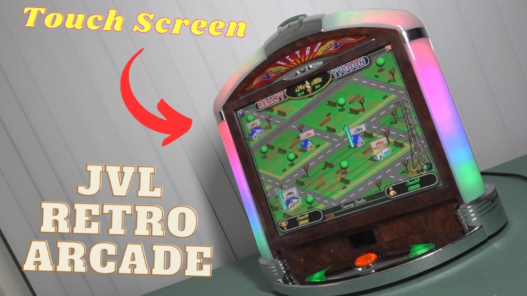 JVL Retro Itouch Photoplay Arcade Spelcomputer, Spelcomputers en Games, Spelcomputers | Overige, Ophalen, Overige merken, Gebruikt