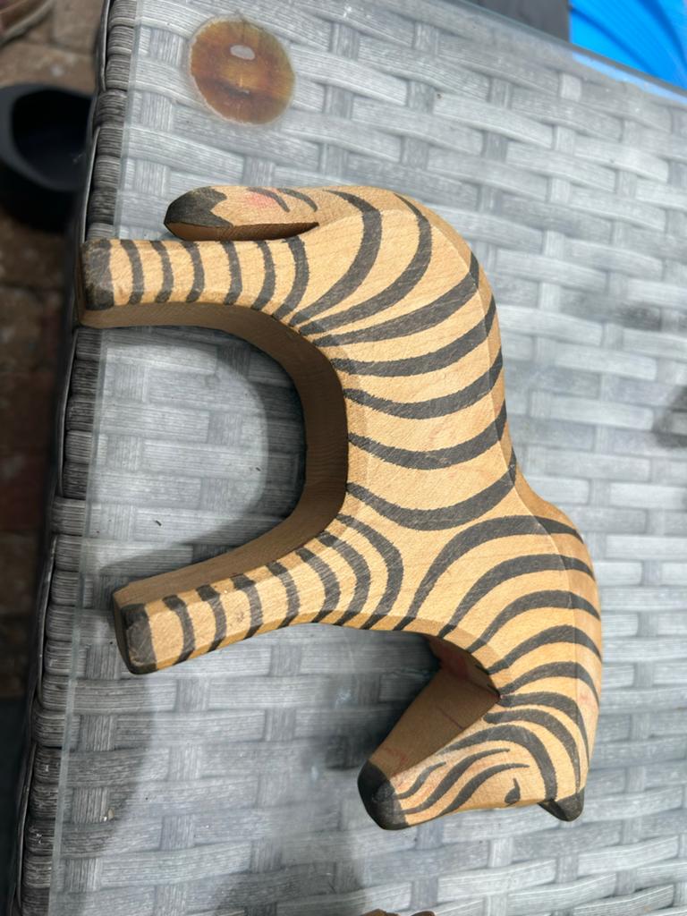 Houten zebra speelgoed ostheimer, Ophalen of Verzenden, Zo goed als nieuw