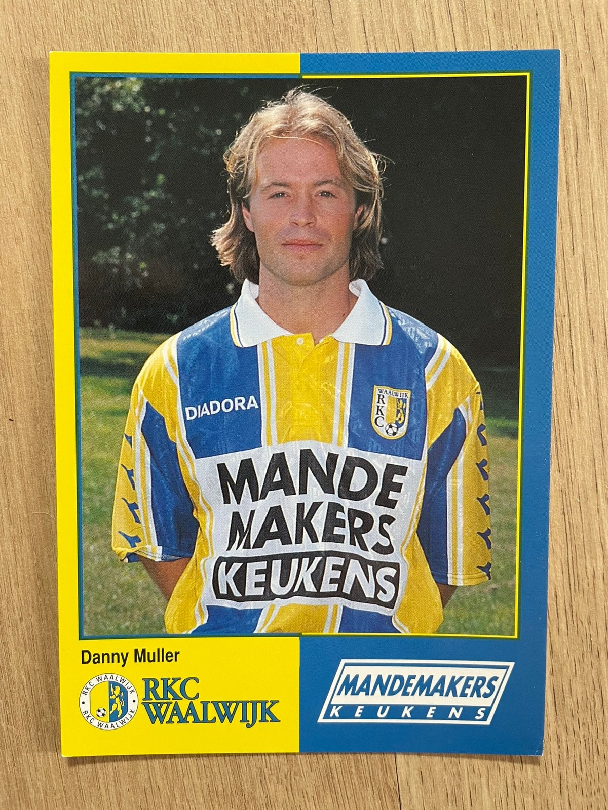 Fotokaart Danny Muller (RKC , Ajax)., Verzamelen, Ophalen of Verzenden, Nieuw, Ajax, Spelerskaart