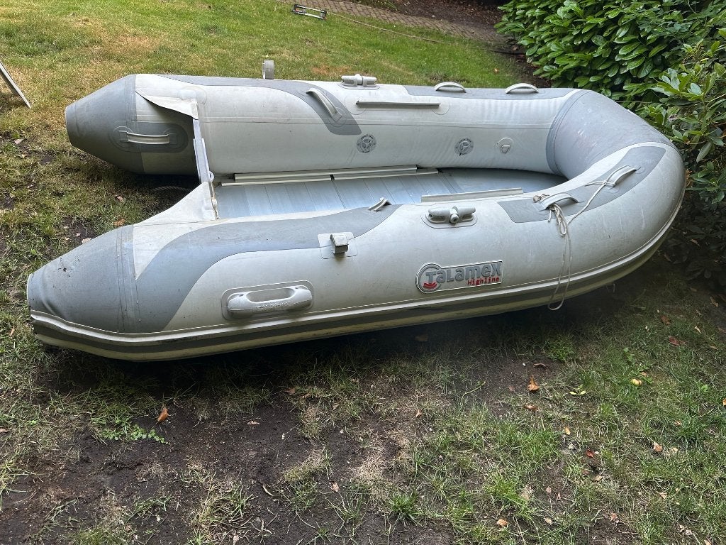 Talamex opblaasboot HLX 250 met buitenboardmotor 3,5 PK, Ophalen, Aluminium, Gebruikt, Mercury