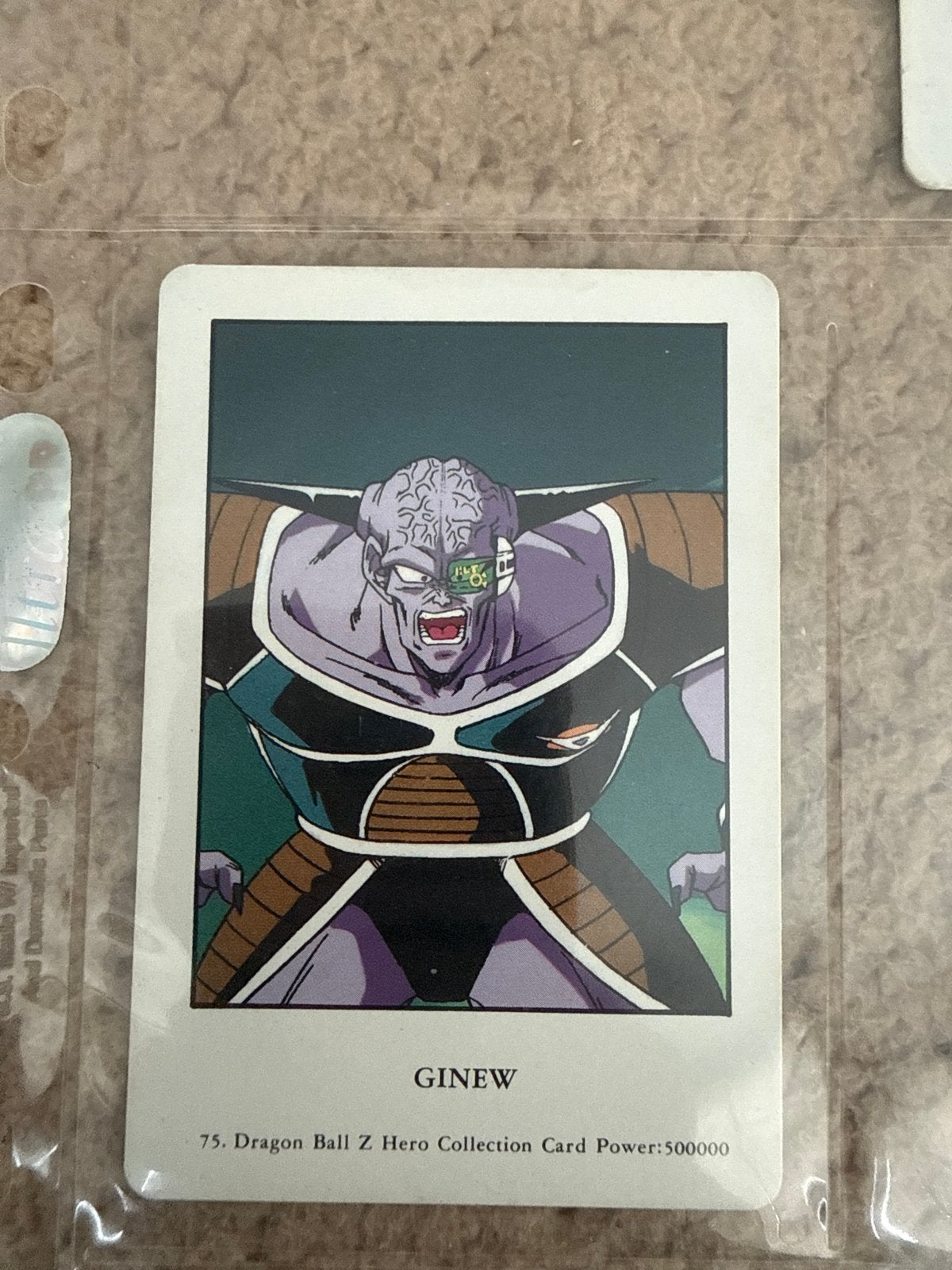 Dragon Ball Z Hero Collection Kaart - Ginyu (Power 500000), Ophalen of Verzenden, Zo goed als nieuw