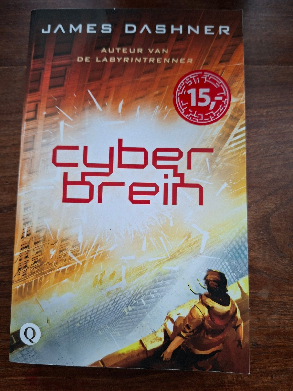 James Dashner - Cyberbrein, Ophalen of Verzenden, Zo goed als nieuw, James Dashner