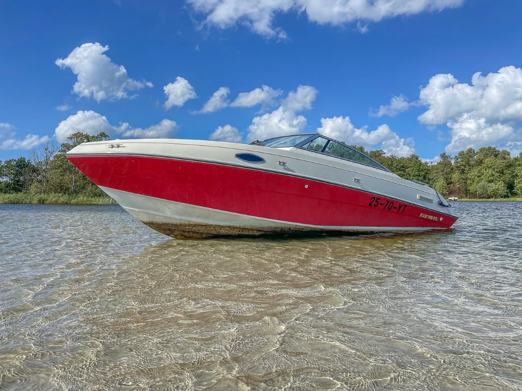 Four Winns Sundowner 215 cabin V8 5.8L inboard + Ligplaats, Watersport en Boten, Speedboten, Ophalen, Gebruikt, Binnenboordmotor