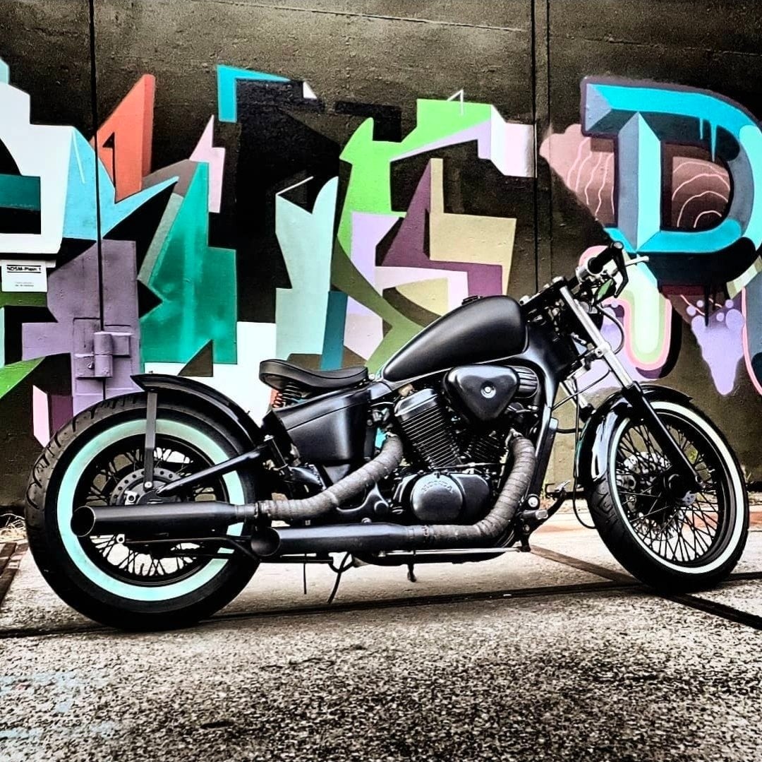 Unieke Bobber Chopper - Honda VT 600c Shadow, Honda, 2 cilinders, Chopper, Gebruikt