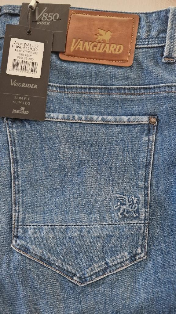 Vanguard spijkerbroek 850 w34 l34, Kleding | Heren, Spijkerbroeken en Jeans, Ophalen, Blauw, Nieuw, Vanguard