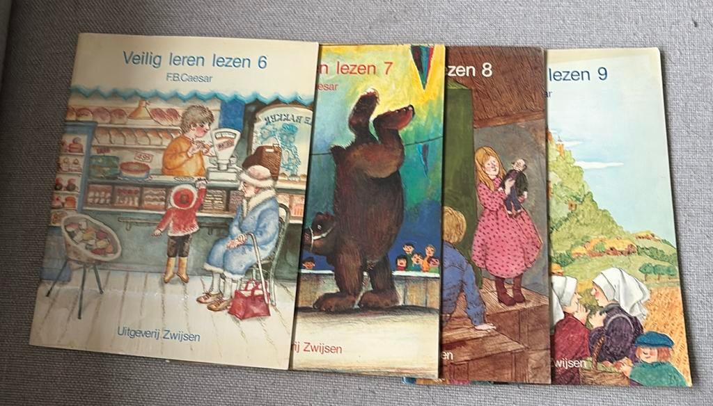 Veilig leren lezen deel 6-7-8-9, Ophalen of Verzenden, Gelezen, Overige niveaus, Nederlands