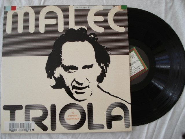 Ivo Malec - Triola, LP, Ophalen of Verzenden, 12 inch, Gatefold hoes