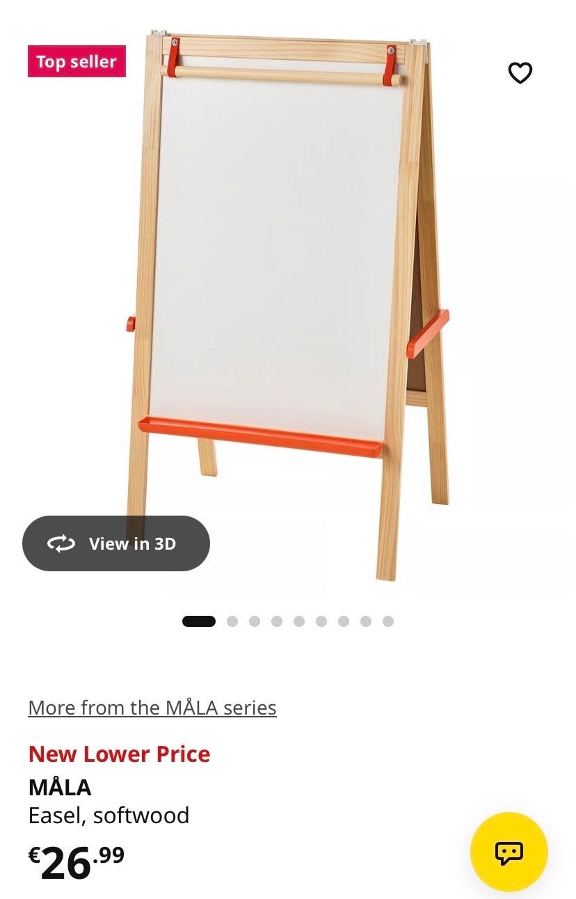 IKEA MÅLA Tekenbord met papierrol en stiften, Ophalen, Gebruikt, Overige typen