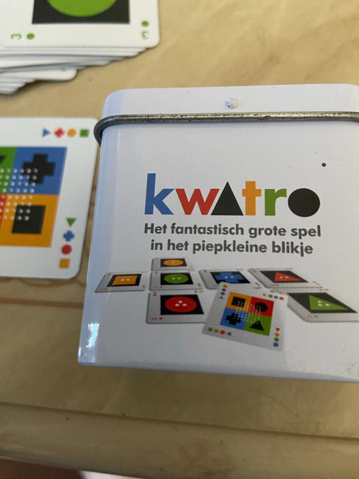 Kwatro Kaartspel - Het fantastisch grote spel, Een of twee spelers, Ophalen of Verzenden, Gebruikt