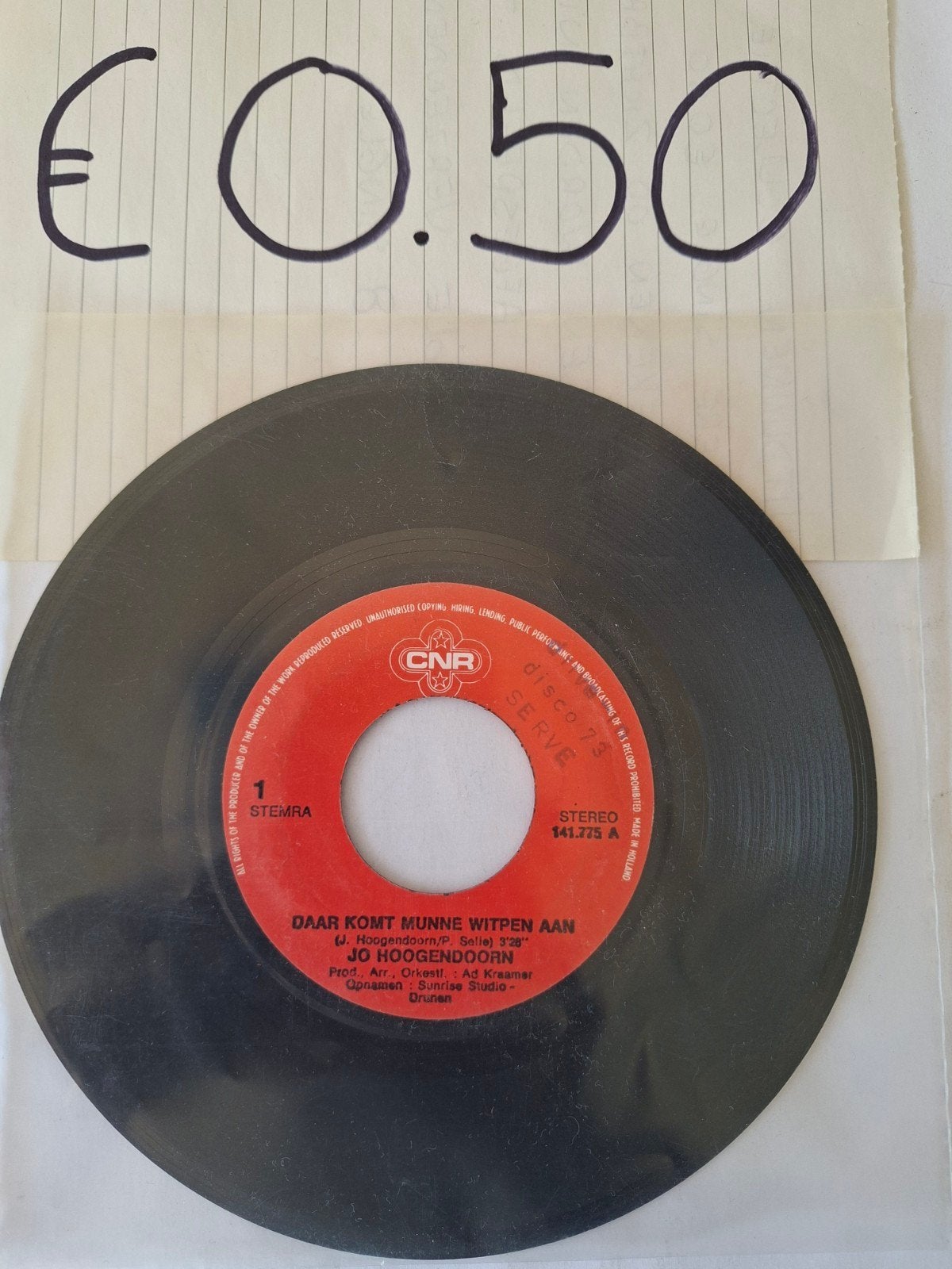 Jo Hoogendoorn, Ophalen of Verzenden, Gebruikt, 7 inch, Nederlandstalig