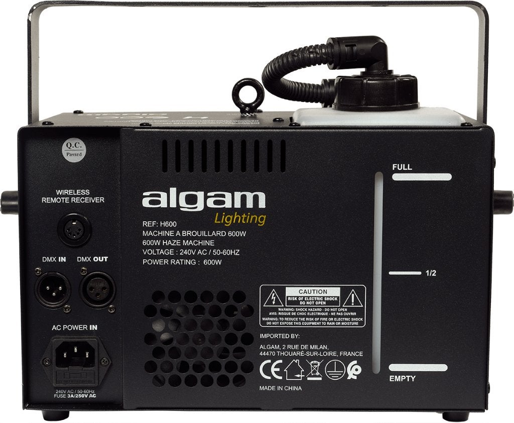 ALGAM LIGHTING - H600 Hazer, Geluidgestuurd, Nieuw, Ophalen of Verzenden, .