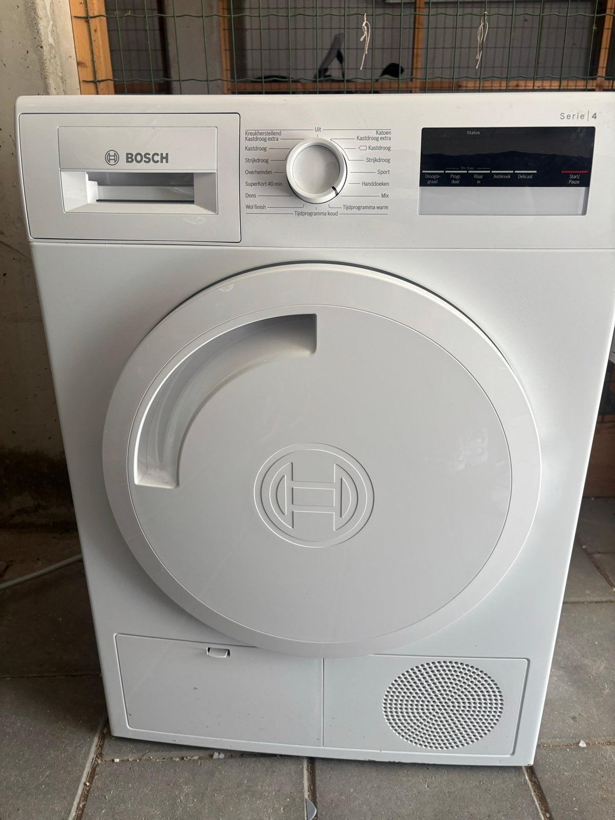 Bosch Serie 4 Condensdroger - Zo goed als nieuw, Ophalen, 8 tot 10 kg, Zo goed als nieuw, Voorlader