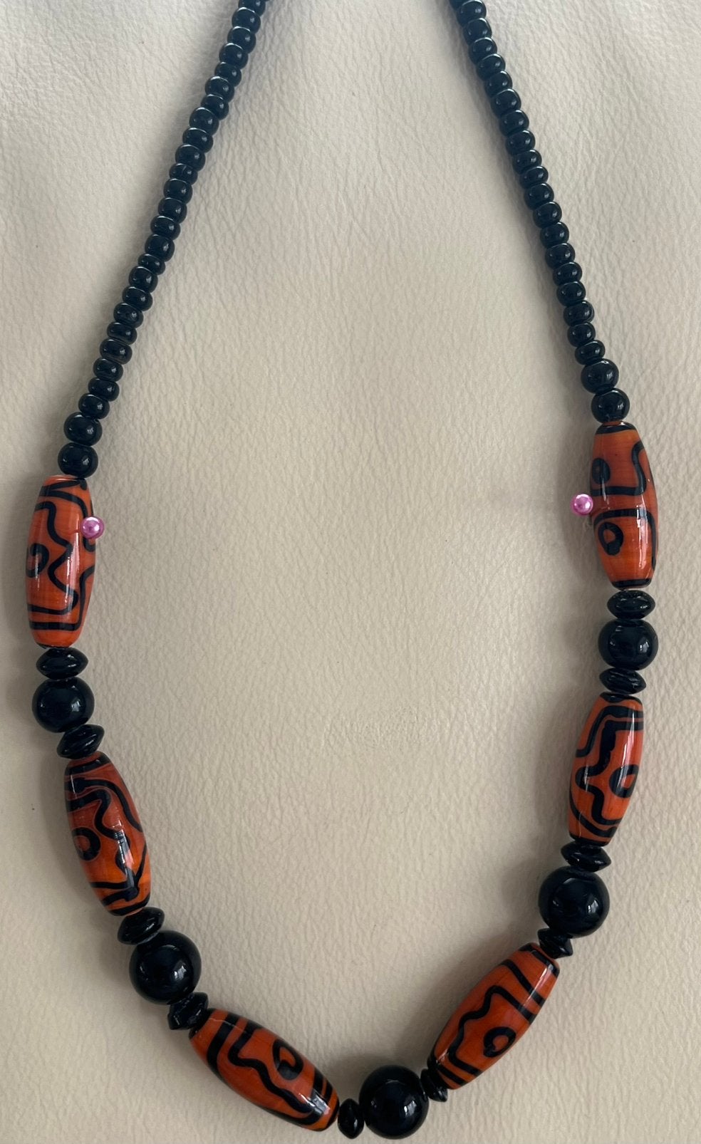 Ketting 2x Tibet Dzi kralen amuletten, Sieraden, Tassen en Uiterlijk, Ophalen of Verzenden, Nieuw, Overige materialen