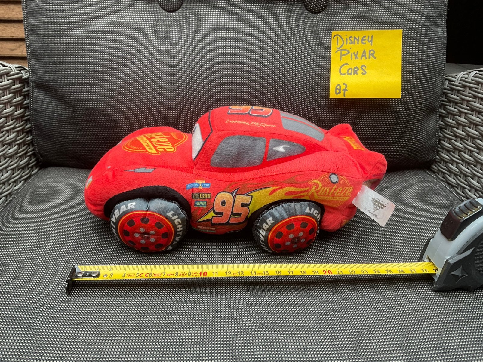 Nieuwe zgan Disney Pixar pluche rode CARS knuffel 25cm, Verzamelen, Disney, Ophalen, Overige figuren, Nieuw, Knuffel