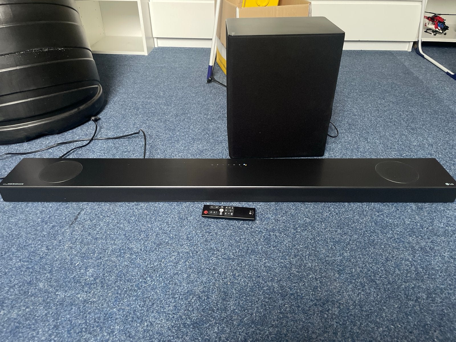 LG Soundbar DSN9YG met subwoofer, Ophalen, Bluetooth, Gebruikt