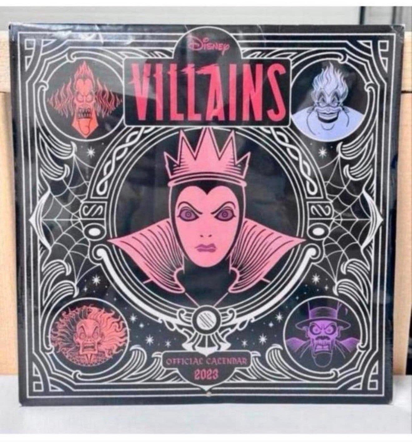 Disney Villains 2023 Calendar officiele kalender Lp formaat, P, P, P, Nieuw