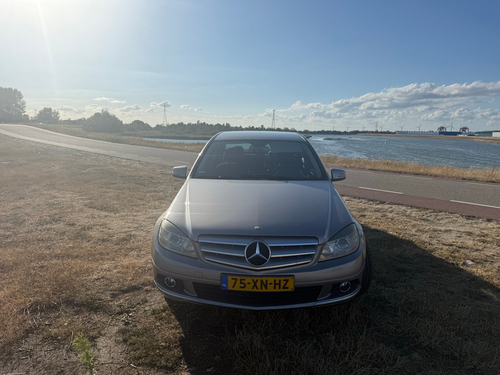 Mercedes-Benz C-Klasse 1.8 C200 Kompressor Sedan 2007 Grijs, Auto's, Mercedes-Benz, 745 kg, Achterwielaandrijving, 1800 kg, 4 cilinders