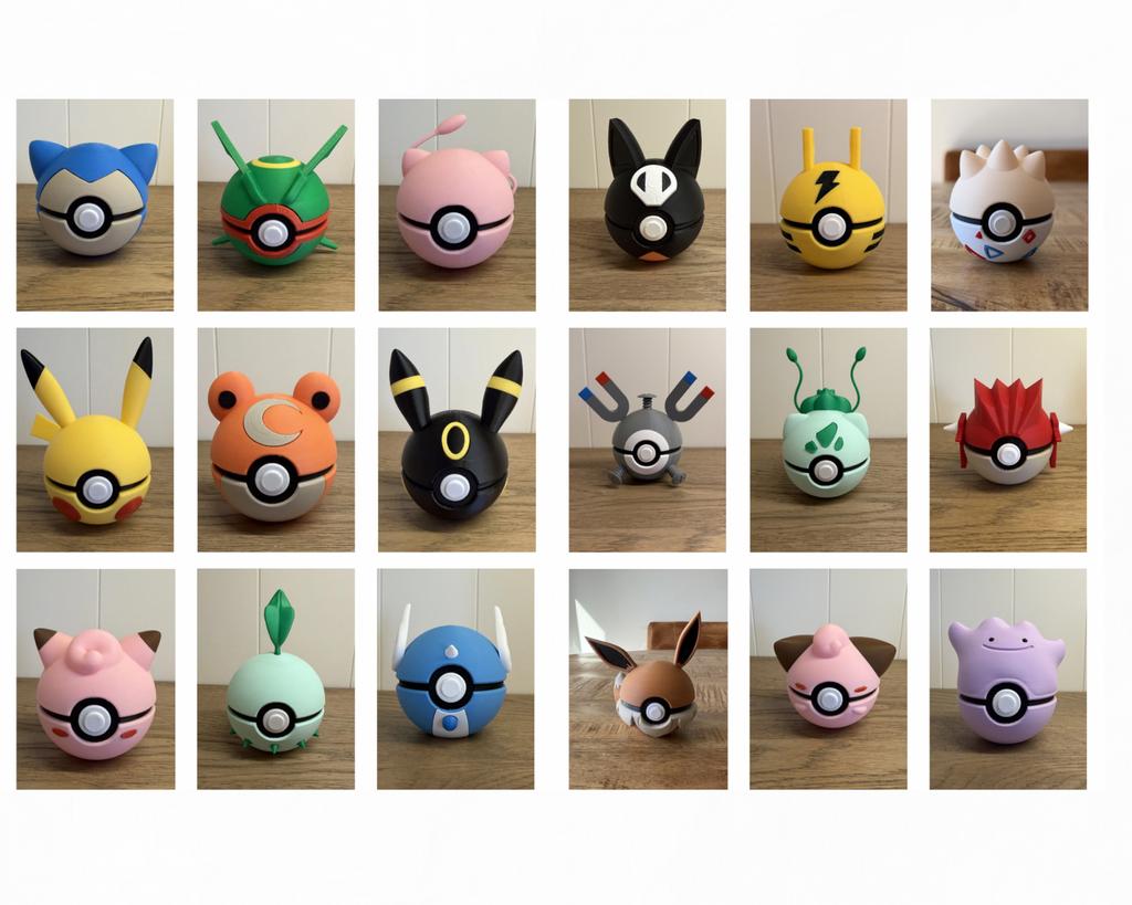 Pokemon pokeball Pikachu Charizard Gengar Mew Lugia Rayquaza, Verzamelen, Poppetjes en Figuurtjes, Ophalen of Verzenden, Nieuw