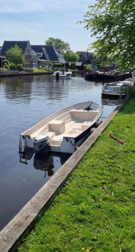 Topcraft 435 fishing+ Honda 8 pk 4-takt, Ophalen, Gebruikt, Topcraft, Buitenboordmotor