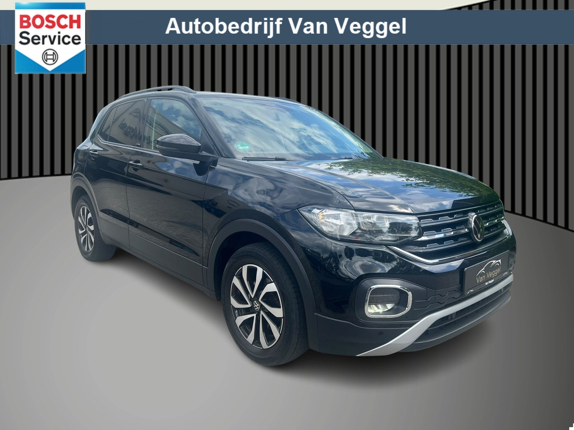 Volkswagen T-Cross 1.0 TSI virtual cockpit, navi, cruise, st, Auto's, Voorwielaandrijving, Gebruikt, Zwart, 620 kg