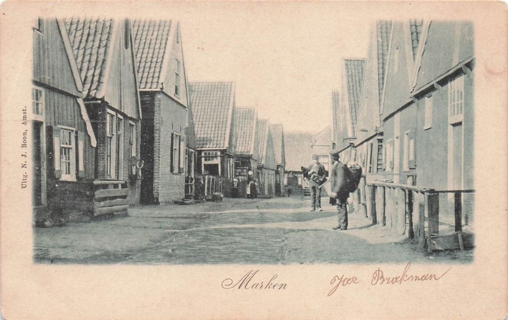 703-012-033 Marken, Verzamelen, Ansichtkaarten | Nederland, Noord-Holland, Voor 1920, Verzenden