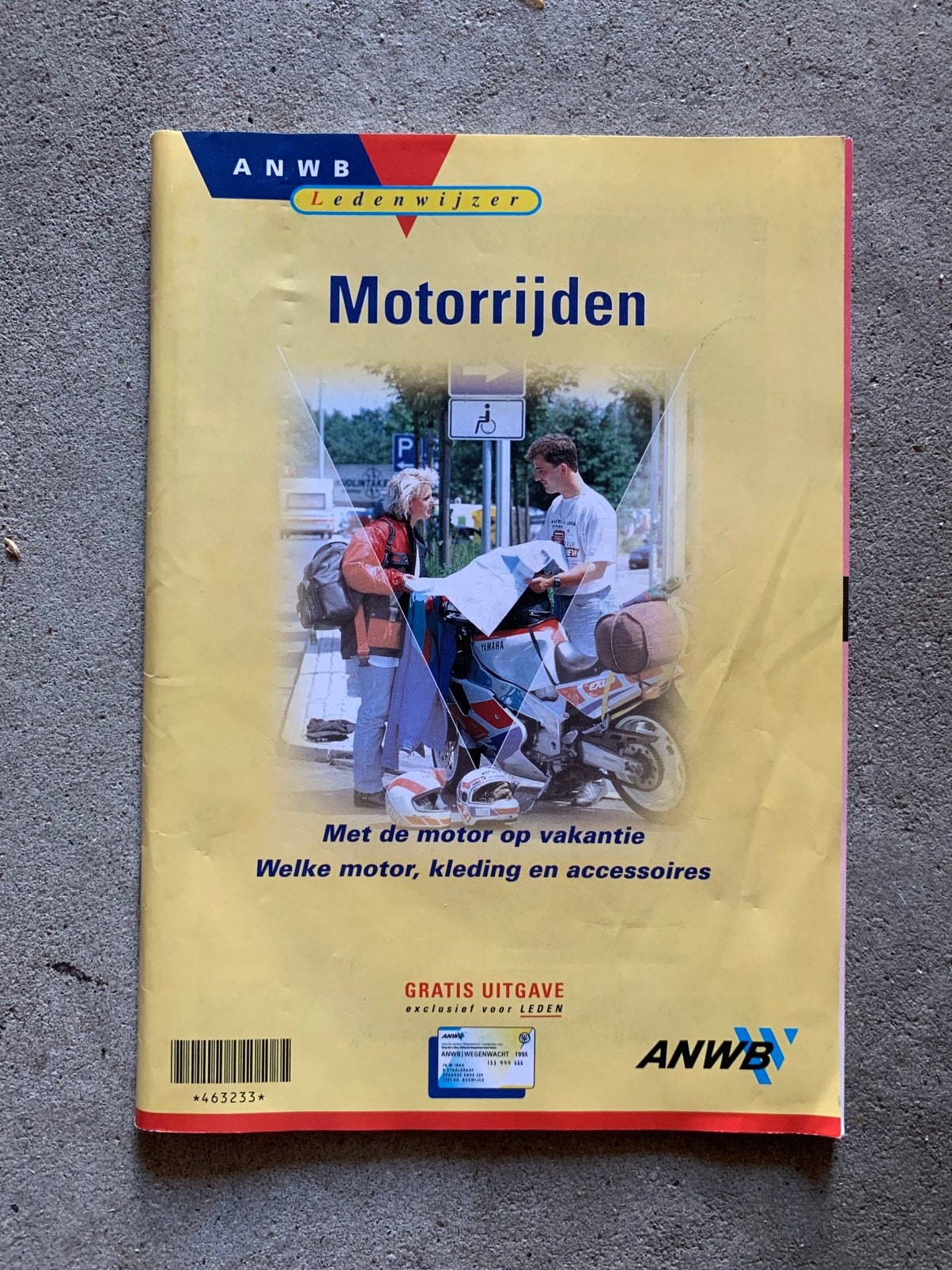 Vintage ANWB boekje over motorrijden 1995, Boeken, Ophalen of Verzenden, Zo goed als nieuw