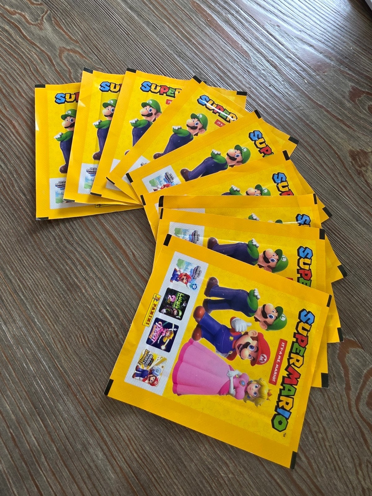 Super Mario Panini, Ophalen of Verzenden, Zo goed als nieuw, Speelkaart(en)