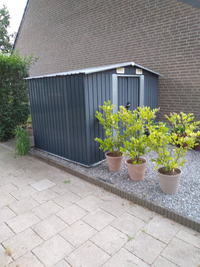 Tuinberging antraciet 257-205-178, Ophalen, Gebruikt, Metaal, Fietsenberging