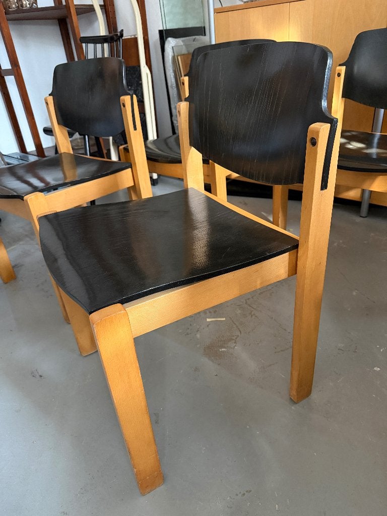 Vintage Dutch design stapelbare stoelen, Kusch + Co, Huis en Inrichting, Stoelen, Ophalen, Gebruikt, -, Kusch+Co