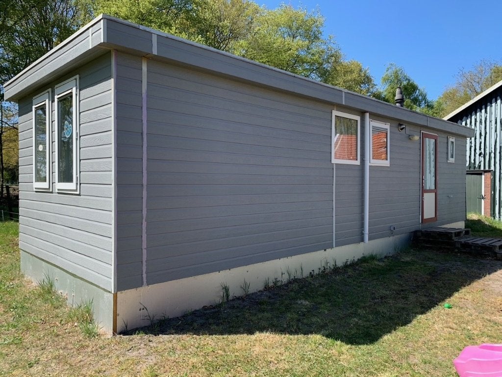 Ruim chalet 11x3,65 m, 3 kamers, dubbel glas, CV-ketel 2024, Tot en met 6