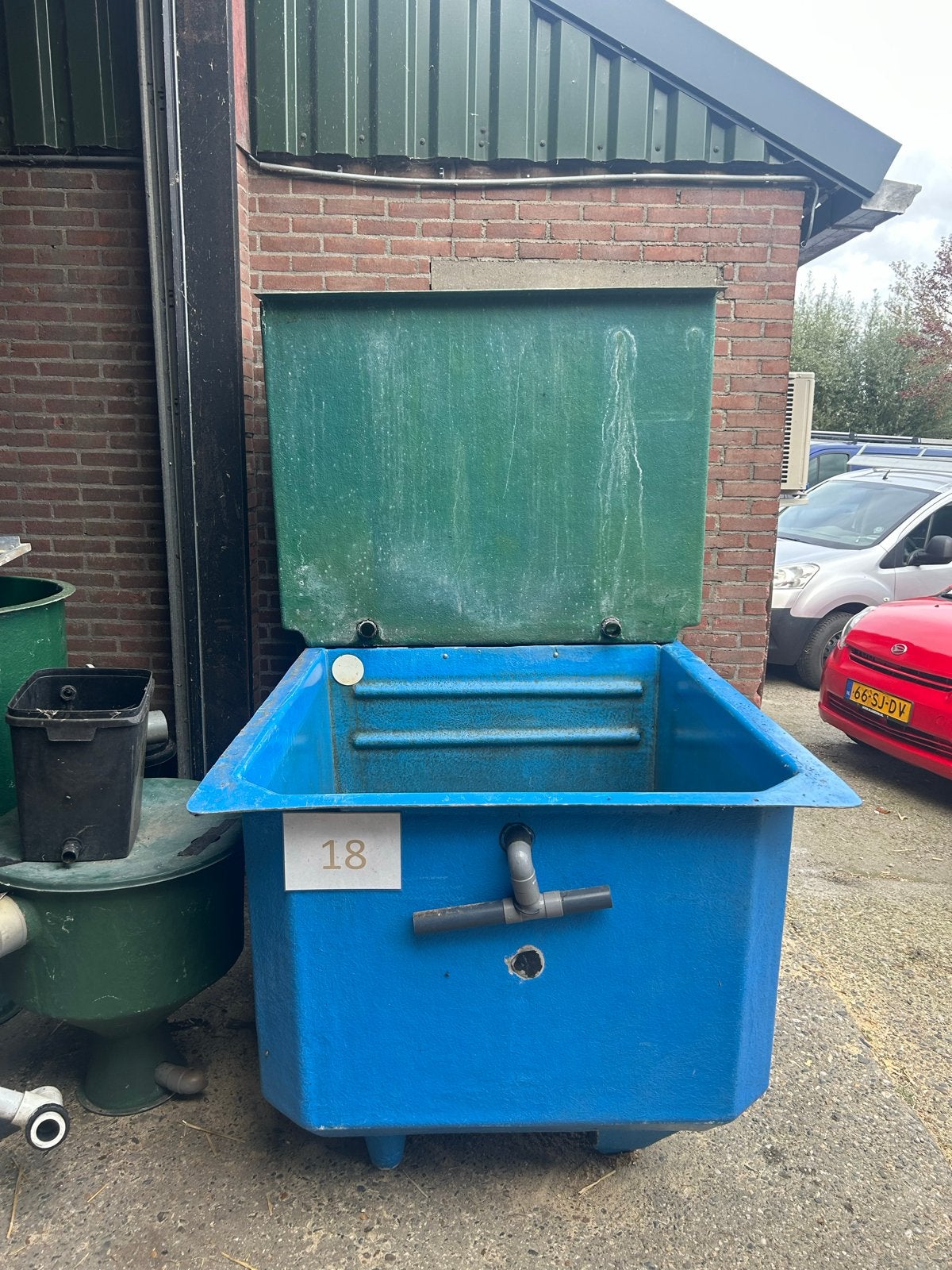 Quarantaine bak met triggel, Tuin en Terras, Ophalen of Verzenden, Gebruikt