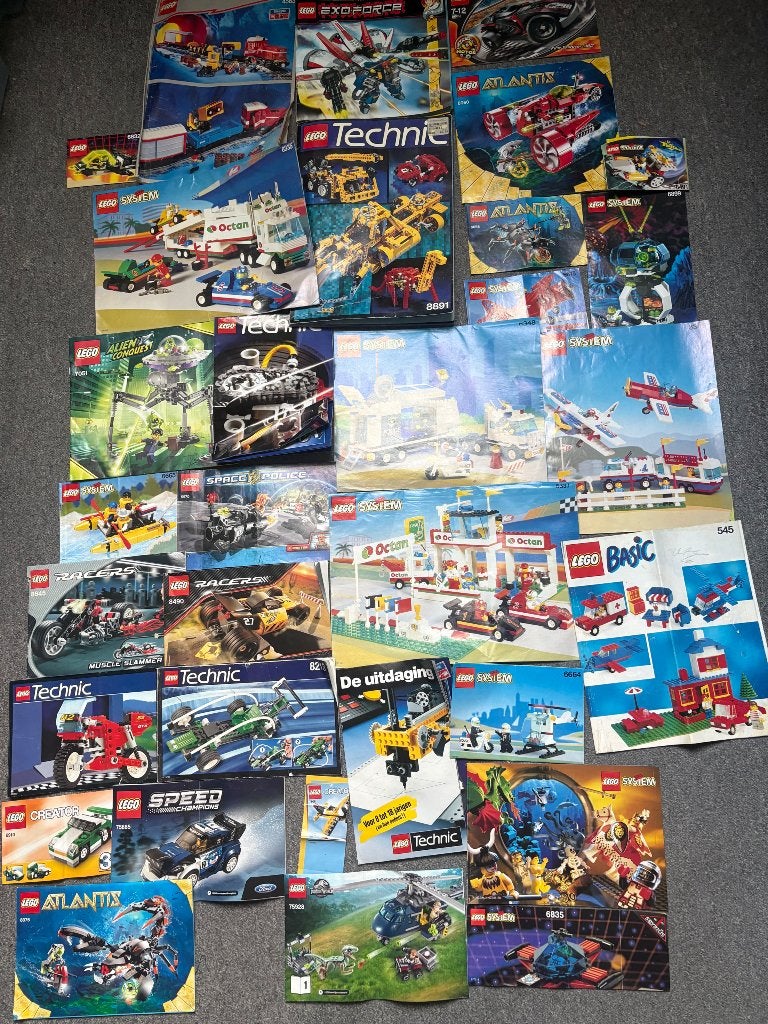 Lego bouwvoorbeelden verschillende thema’s, Ophalen of Verzenden, Gebruikt, Lego