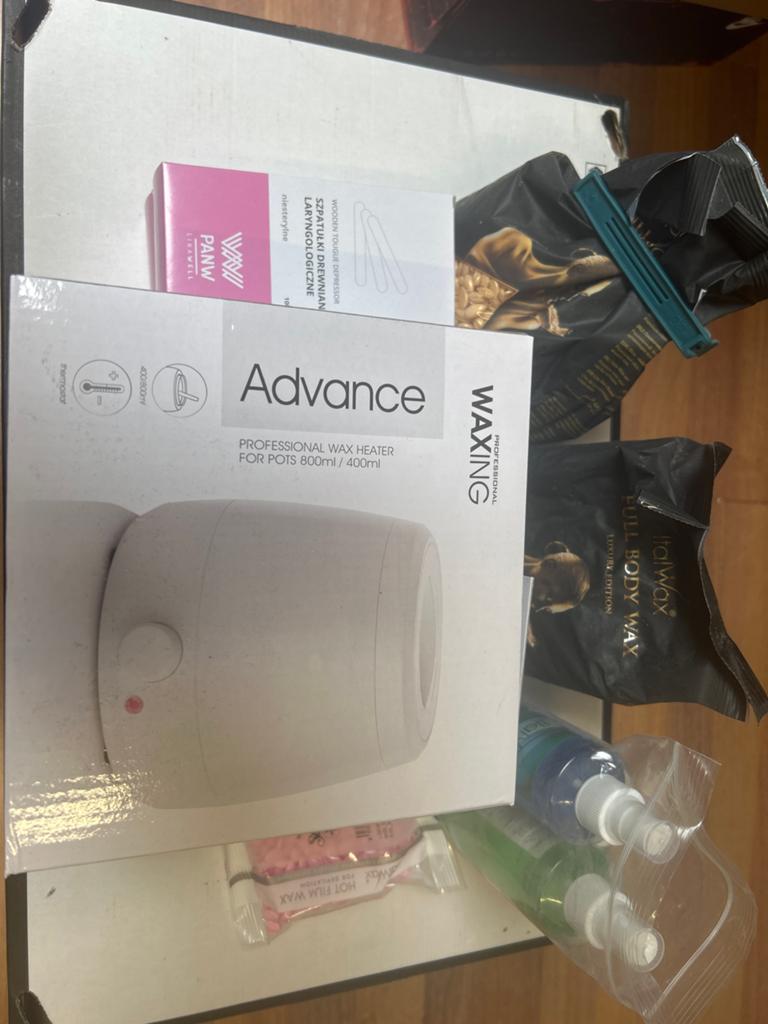 Complete Waxing Set: Waxapparaat, Waxparels & Accessoires, Ophalen of Verzenden, Zo goed als nieuw, Overige typen