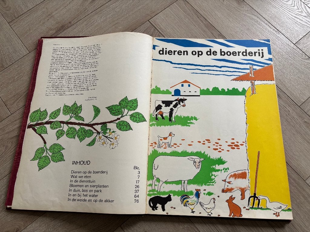 Vintage boek 'Flora & Fauna' - J. Boonstra., Ophalen of Verzenden, Zo goed als nieuw, Bloemen, Planten en Bomen, J. Boonstra