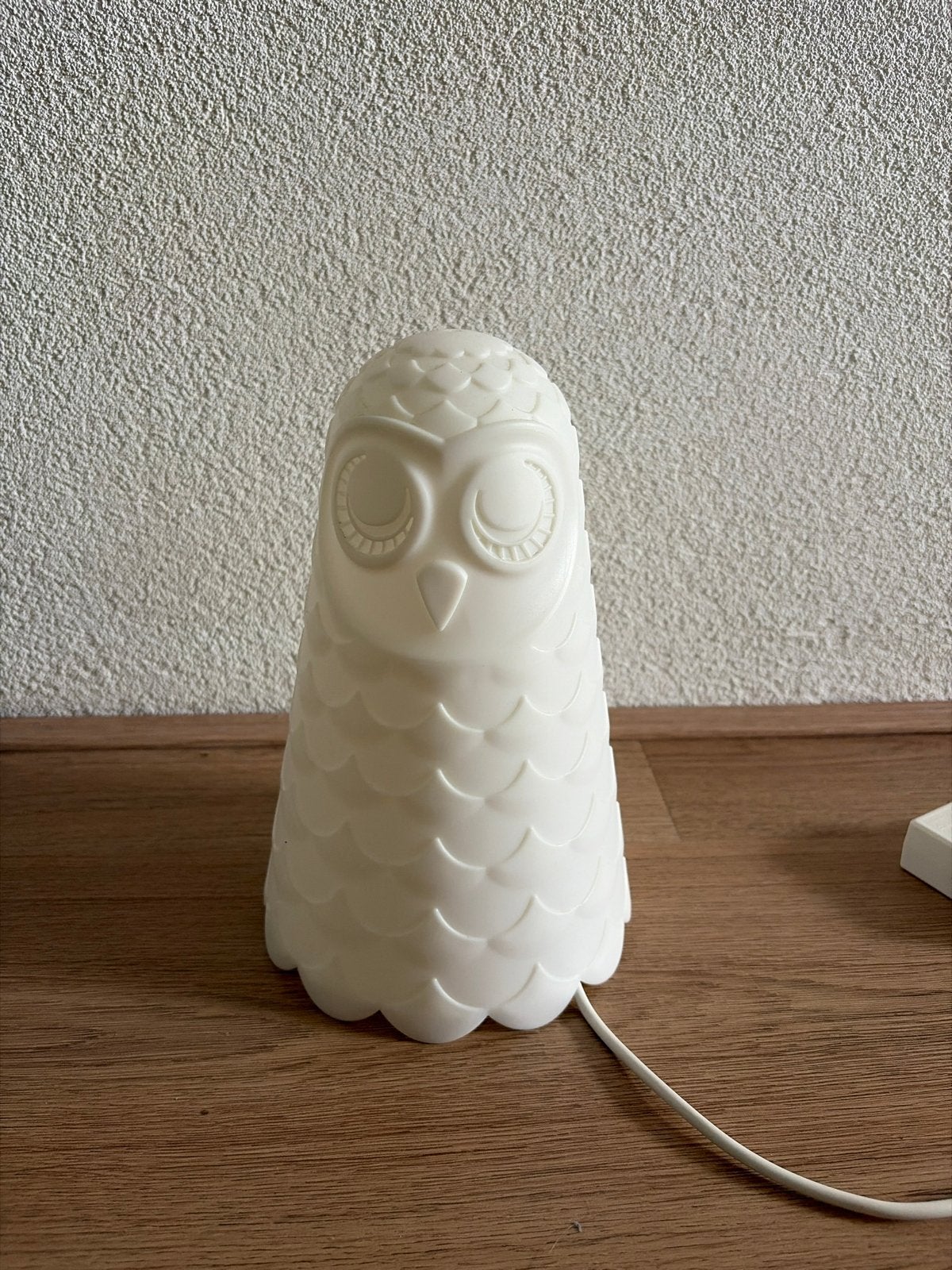 Leuke uilenlamp voor de kinderkamer, Wit, Overige merken, Gebruikt, Kunststof