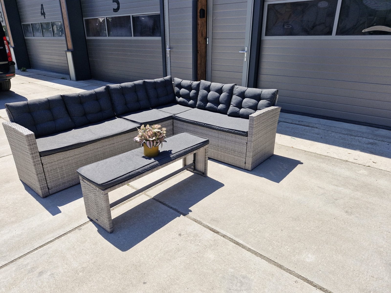 Schitterende hoge dining loungeset - Perfecte staat