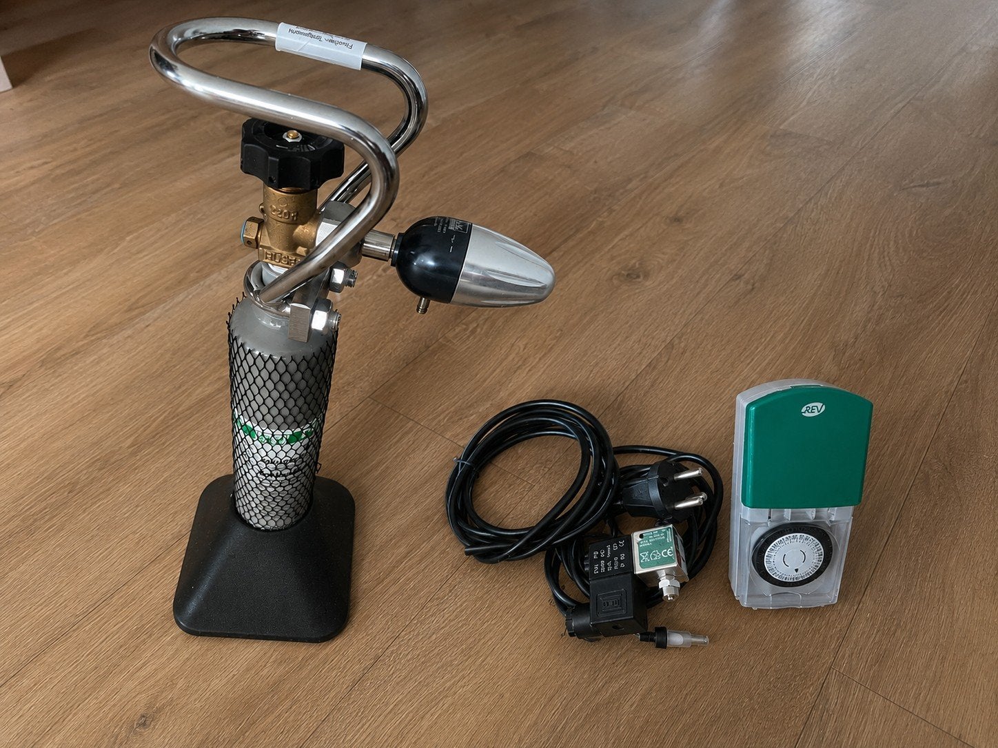 Complete Dennerle CO2 Set 500g - Evolution Primus + Automati, Ophalen of Verzenden, Zo goed als nieuw