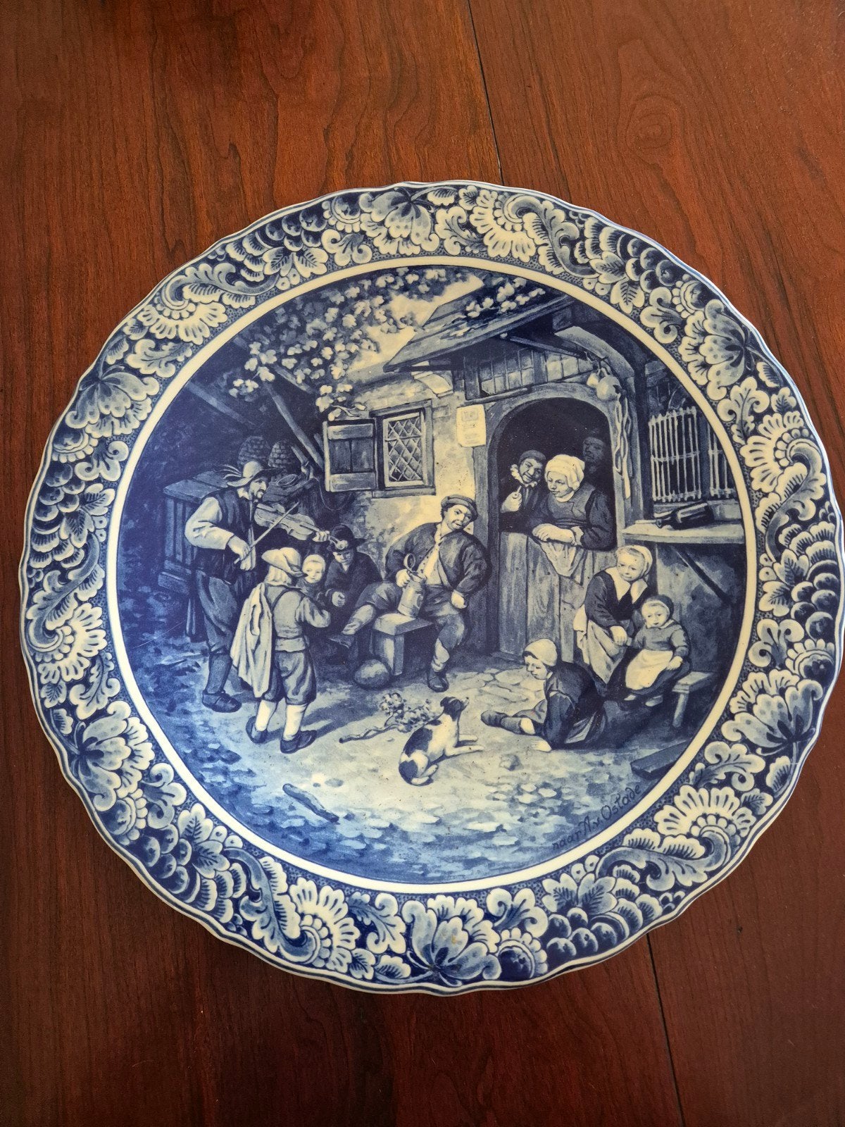 Origineel Delftsblauw  Wandbord - Gelimiteerde Editie, Ophalen