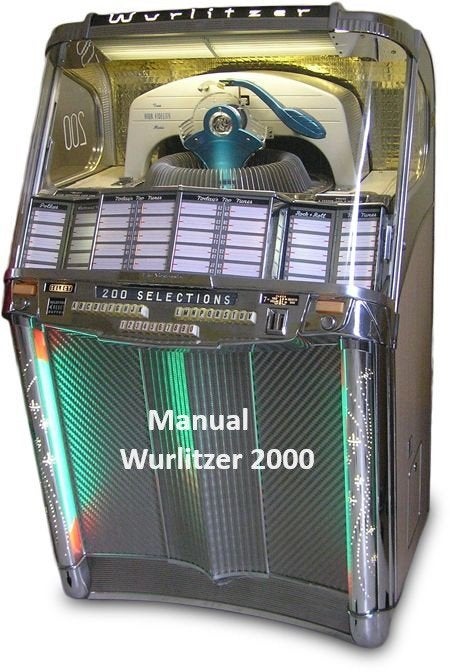 Boekwerk Manual Handleiding wurlitzer 2000, Ophalen of Verzenden, 1950 tot 1960, Seeburg
