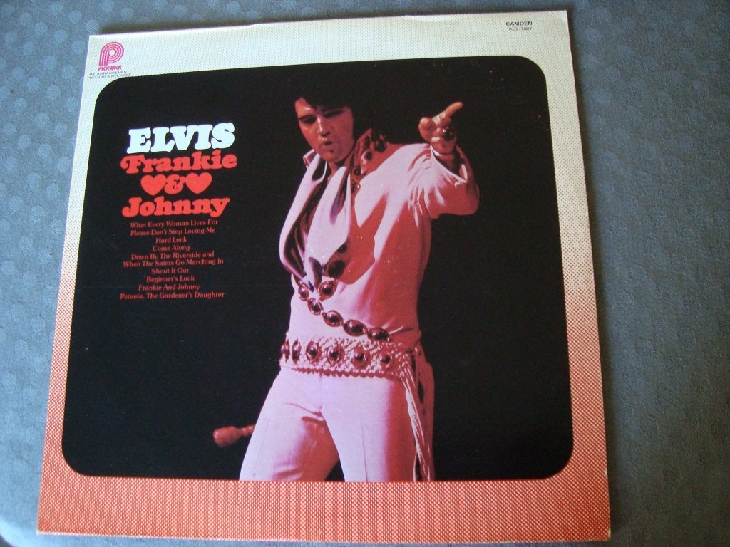 Elvis -franky & jonny, Ophalen of Verzenden, Zo goed als nieuw, 12 inch