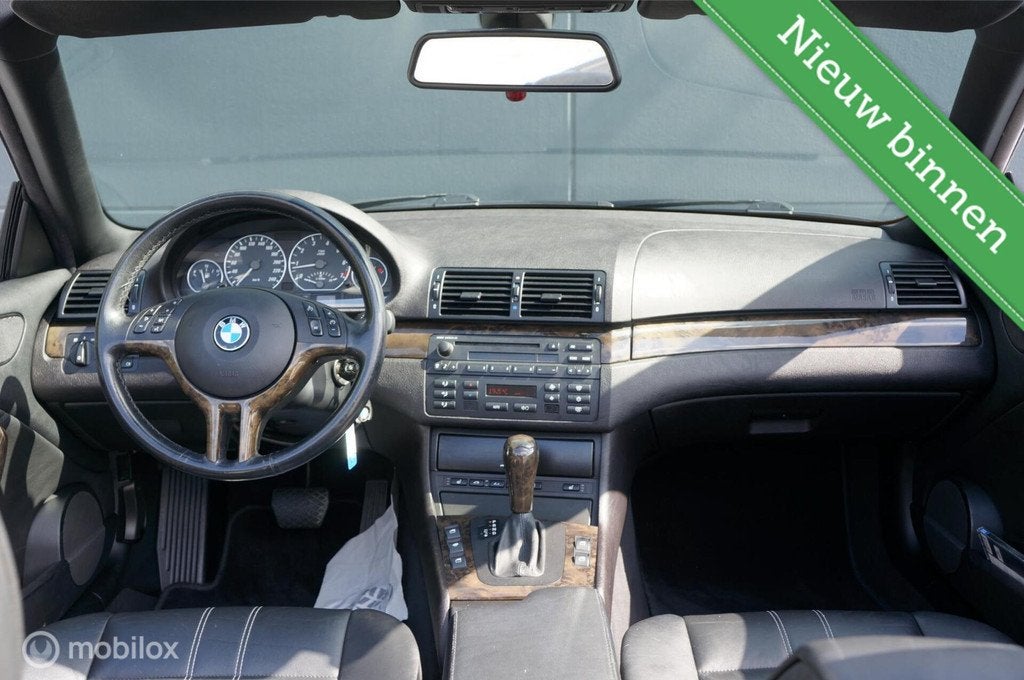 BMW 3-serie Cabrio 320Ci Aut. Special Executive Org NL Mooi, Auto's, BMW, Achterwielaandrijving, Gebruikt, Zwart, Cabriolet