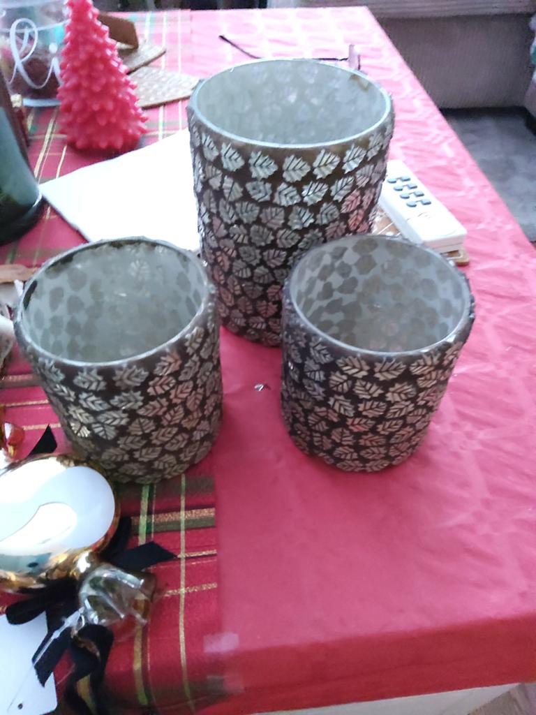 Riviera maison  windlichtjes, Ophalen of Verzenden, Zo goed als nieuw, Overige materialen, Minder dan 25 cm